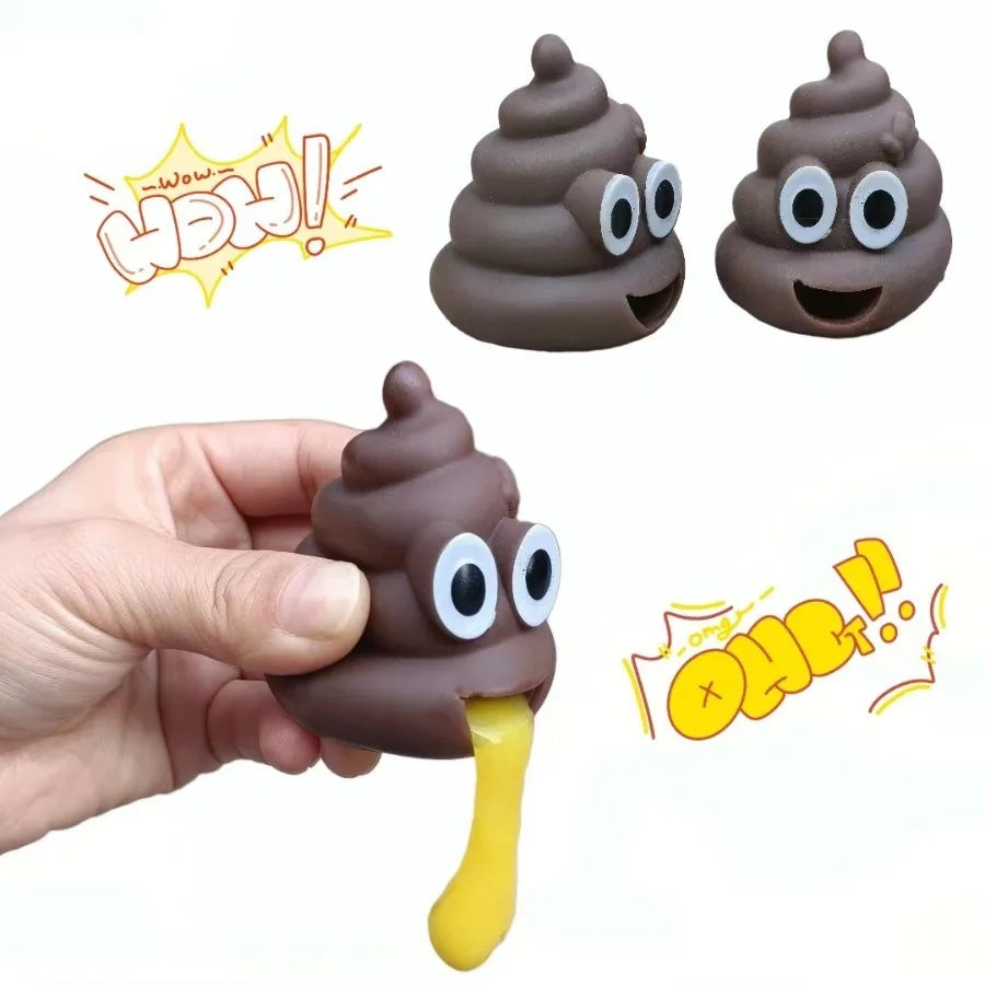 Funny Egg Stress Relief Squeeze Toy Novelty Anti Stress Ball