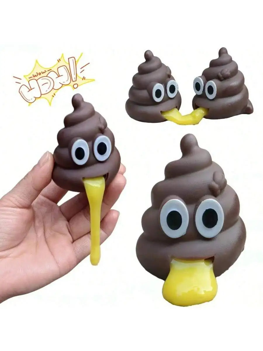 Funny Egg Stress Relief Squeeze Toy Novelty Anti Stress Ball